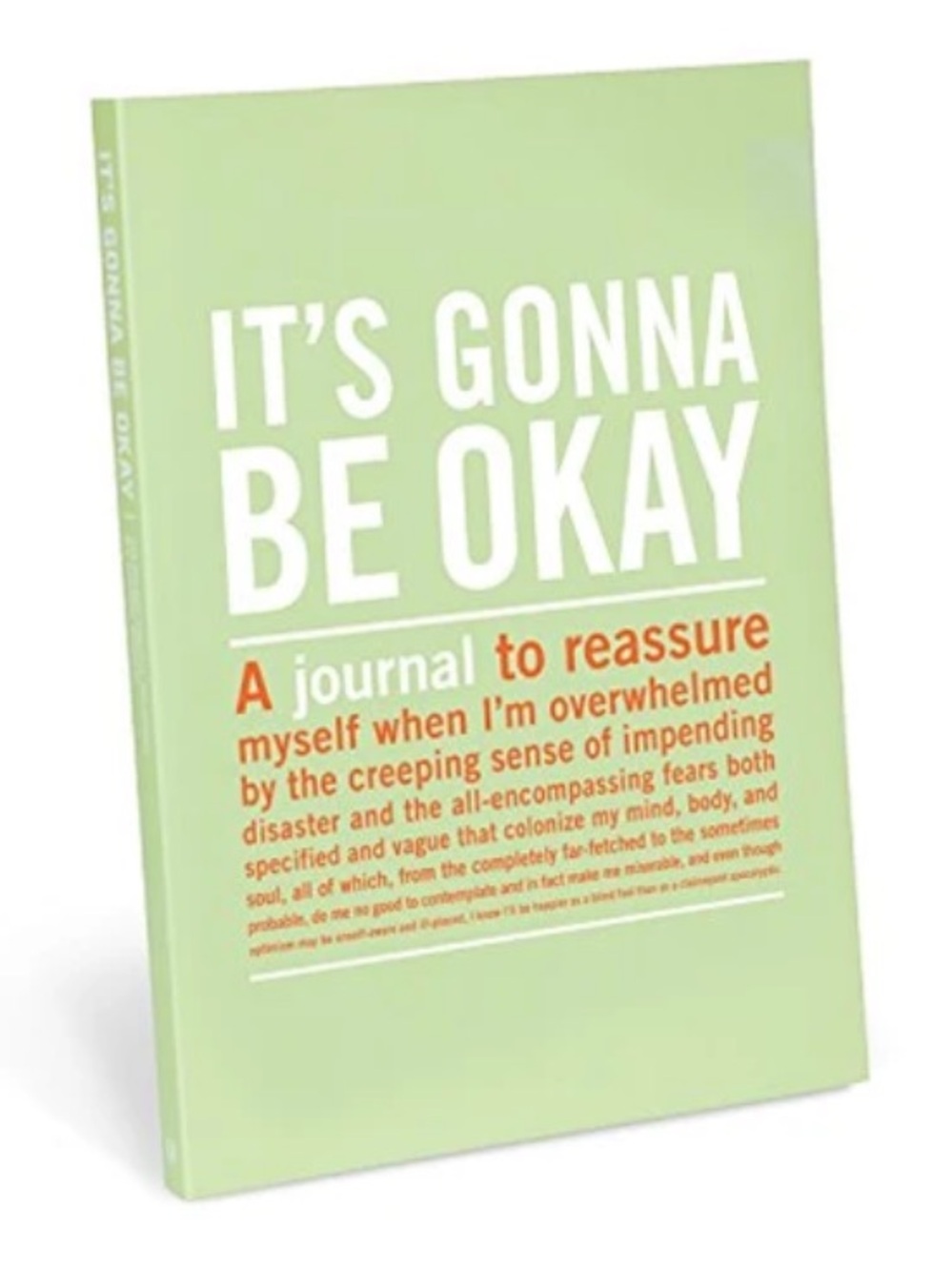 Knock Knock Light Green It's Gonna Be Okay Guided Journal NEW
